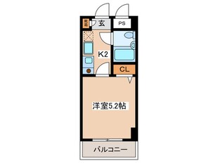 クリオ愛甲石田壱番館(606)の物件間取画像